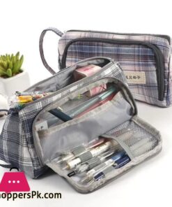 Big Capacity Pencil Case Pouch Pen Case Simple Stationery Bag School College Office Organizer for Teens Girls Adults Student Deep Green XW Simple