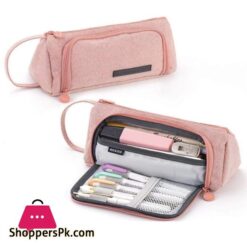 Big Capacity Pencil Case Pouch Pen Case Simple Stationery Bag School College Office Organizer For Teens Girls Adults Student Deep Green Xw Simple