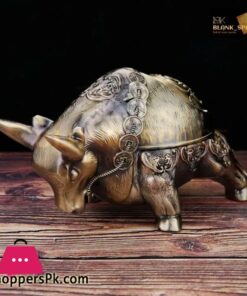 Bull Ashtray with Lid Windproof Zinc metal Metal Ashtray Outdoor Indoor Ashtray Vintage Practical Decoration Ashtrays for Metal Gift for Men Women office and home decor ashtray showpiece