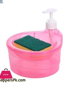 Childrenworld No Batteries Soap Dispenser Convenient Soap Dispenser With Sponge Holder No Dripping Large Capacity Home Supplies Soap Dispenser For Kitchen
