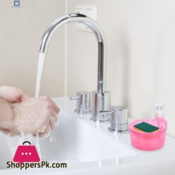 Childrenworld No Batteries Soap Dispenser Convenient Soap Dispenser With Sponge Holder No Dripping Large Capacity Home Supplies Soap Dispenser For Kitchen