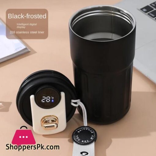 Coffee Mug led display 450ml Smart Thermal Bottle Water Digital Led Temperature 316 Sus Coffee Mug Cup Stainless Steel Hydro flask Portable Vacuum Flasks Thermoses
