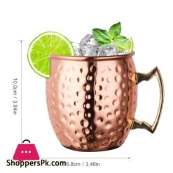 Copper Mugs Mugs Stainless Steel Copper Mugs Tail Copper Mug Hammered Cups Tail Drinking Cups Mug