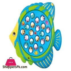 Fishing Game Toy Set With Rotating Board With Music Onoff Switch For Quiet Play
