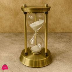 Hourglass Home Office Table Decoration Metal Sandglass for Club Hotel