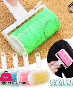 Household Washable Clothes Lint Hair Removal Rollers with Lid Wool Viscose Pet Hair Sticky Roller Brush