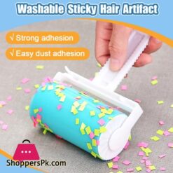 Household Washable Clothes Lint Hair Removal Rollers With Lid Wool Viscose Pet Hair Sticky Roller Brush
