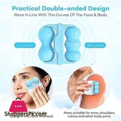 Ice Roller for Face Eye Puffiness Relief Ice Face Roller Facial Icing Rolling Mould Moisturizing Reusable Massager for Home Skin Ice Roller