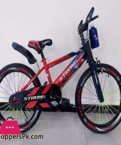 Kids 20 inch Sports Cycle With Front Water Bottle 25 Tyres beautiful Colorful Spokes Made in China