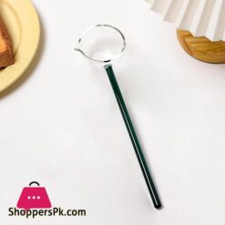 Large Glass Cooking Ladle 992 Long Handle Heat Resistant Cooking Sauce Gravy Spoon Soup Ladle Spoon For Kitchen Buffet Hot Pot