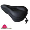 Mountain Bike Seat Cushion Silicone Seat Saddle Mountain Bike Seat Bag Black