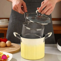 Multifunctional Household Mini Fryer Small Frying Pot Mini Multi-Functional Frying Pot 3 Liter