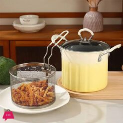Multifunctional Household Mini Fryer Small Frying Pot Mini Multi-Functional Frying Pot 3 Liter