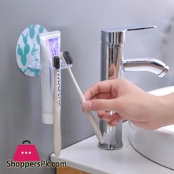 No Punching Wall Hanger Toothbrush Holdertoothpaste Beard Shaver Storage Rack Bathroom Hook Transparent