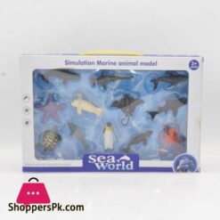Pack of 12 Sea Animals Set