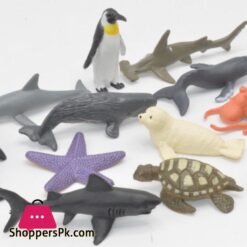 Pack Of 12 Sea Animals Set