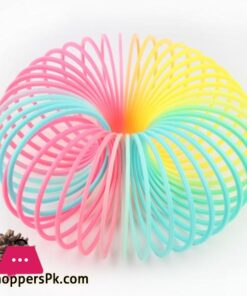 Rainbow Spring Crazy Kids Games Toys for Children and Pastimes Toy Educational Folding Plastic Fidget Anti Stress Funny Toys