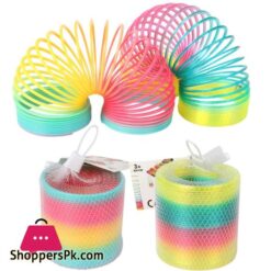 Rainbow Spring Crazy Kids Games Toys For Children And Pastimes Toy Educational Folding Plastic Fidget Anti Stress Funny Toys