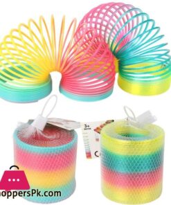 Rainbow Spring Crazy Kids Games Toys For Children And Pastimes Toy Educational Folding Plastic Fidget Anti Stress Funny Toys