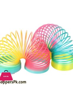 Rainbow Spring Crazy Kids Games Toys For Children And Pastimes Toy Educational Folding Plastic Fidget Anti Stress Funny Toys