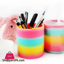 Rainbow Spring Crazy Kids Games Toys For Children And Pastimes Toy Educational Folding Plastic Fidget Anti Stress Funny Toys