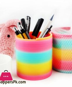 Rainbow Spring Crazy Kids Games Toys For Children And Pastimes Toy Educational Folding Plastic Fidget Anti Stress Funny Toys