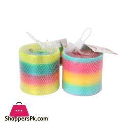 Rainbow Spring Crazy Kids Games Toys For Children And Pastimes Toy Educational Folding Plastic Fidget Anti Stress Funny Toys