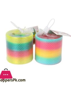 Rainbow Spring Crazy Kids Games Toys For Children And Pastimes Toy Educational Folding Plastic Fidget Anti Stress Funny Toys