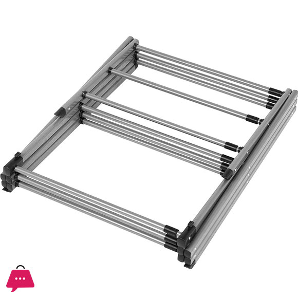 Spk Expandable Clothes Drying Rack Foldable Laundry Drying Rack 3-Tier Collapsible Clothing Dryer Adjustable Towel Rack For Air Drying Clothing 6 Spk Expandable Clothes Drying Rack Foldable Laundry Drying Rack 3-Tier Collapsible Clothing Dryer Adjustable Towel Rack For Air Drying Clothing - Image 4
