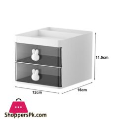 Stationery Container Multifunctional Desk Cosmetics Toiletry Organizer With Drawer