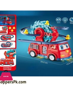 Toys Kids Fire Rail Car Duck With Swivel Slide Toy With Music Lights Electric Car For Kids 12 Toys Kids Fire Rail Car Duck With Swivel Slide Toy With Music Lights Electric Car For Kids