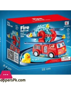 Toys Kids Fire Rail Car Duck With Swivel Slide Toy With Music Lights Electric Car For Kids 13 Toys Kids Fire Rail Car Duck With Swivel Slide Toy With Music Lights Electric Car For Kids