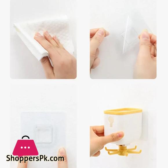 Wall-Mounted Self Adhesive Storage Holder With 360 Degree Rotating Hooks Hanger Bathroom Utensils Kitchen Organizer Storage Box Wall Hook Kitchenware Storage Rack 7 Wall Mounted Self Adhesive Storage Holder With 360 Degree Rotating Hooks Hanger Bathroom Utensils Kitchen Organizer Storage Box Wall Hook Kitchenware Storage Rack