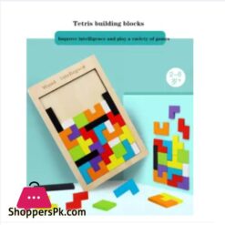 Wooden Tetris Puzzle Blocks Board For Kids Early Educational Toys 11 Wooden Tetris Puzzle Blocks Board For Kids Early Educational Toys