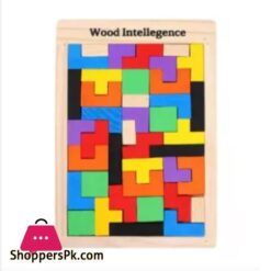 Wooden Tetris Puzzle Blocks Board For Kids Early Educational Toys 14 Wooden Tetris Puzzle Blocks Board For Kids Early Educational Toys