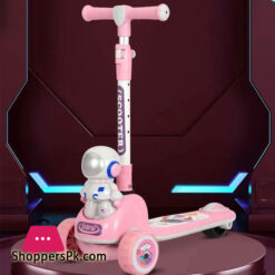 Adjustable Flexible Astronaut Scooter Kids Scooty With Light &Amp; Music