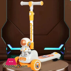 Adjustable Flexible Astronaut Scooter Kids Scooty With Light &Amp; Music