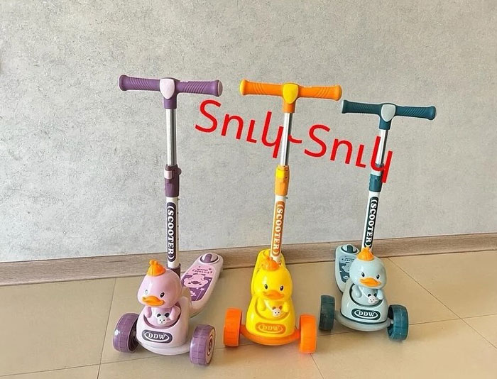 Adjustable Flexible Duck Scooter Kids Scooty 6 Adjustable Flexible Duck Scooter Kids Scooty