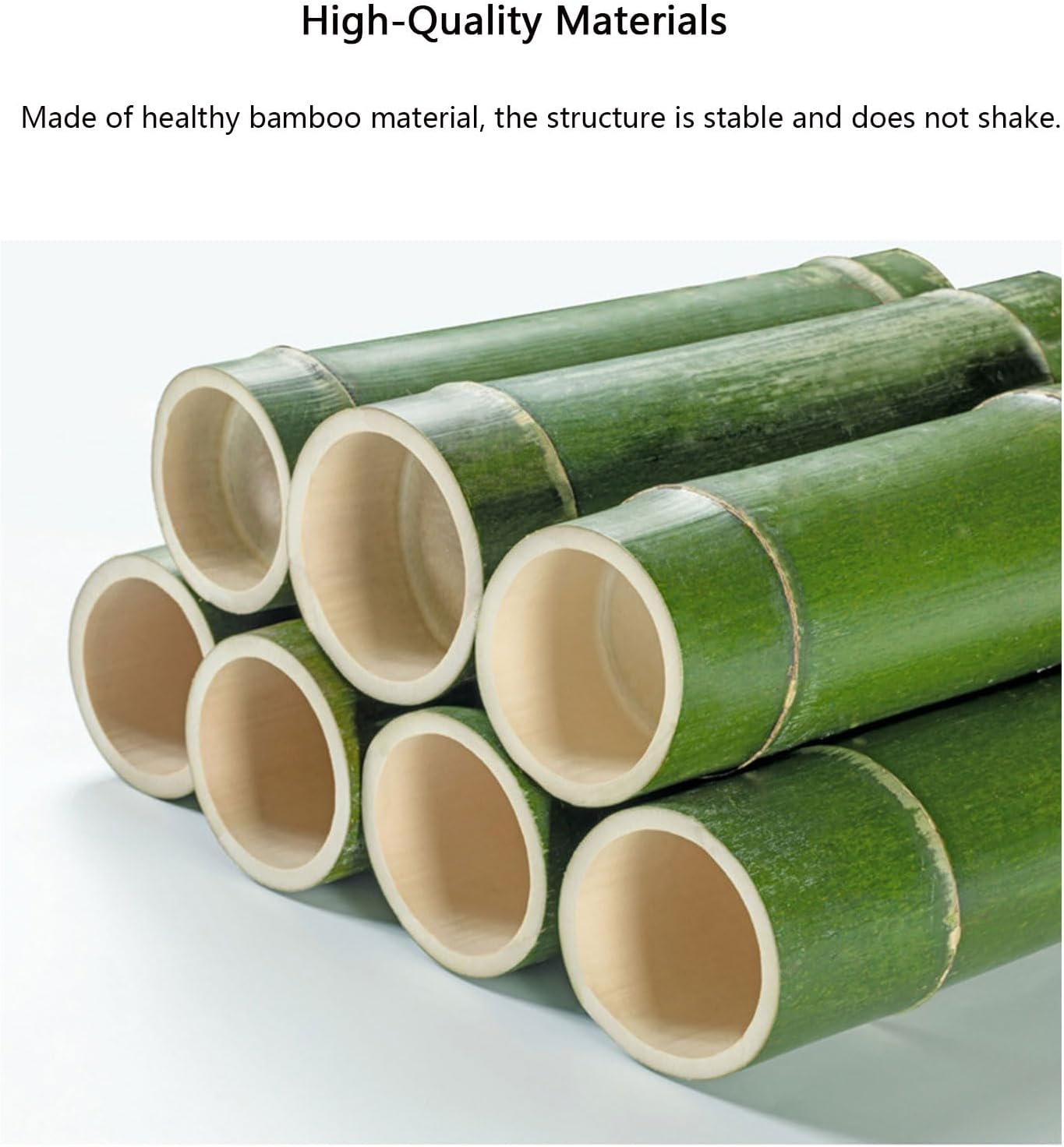 Bamboo Coat Rack Stand Clothes Rail Rack Foldable Space Saving For Living Room Bedroom