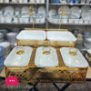BRILLIANT 5 Portion Buffet Dish with golden stand Serving Dish with Candle Stand