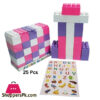 Building Block Pink 25 Pcs Shrink Pack Ap0323-B