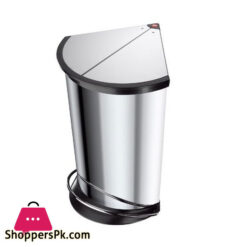 Butterfly Corner Pedal Step Bin Stainless Steel - 12 Liter