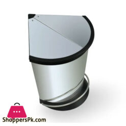 Butterfly Corner Pedal Step Bin Stainless Steel - 12 Liter