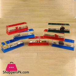 Creative Cruise Ship Liquid Drift Bottle Desktop Decoration Hourglass Car Ornament Gift