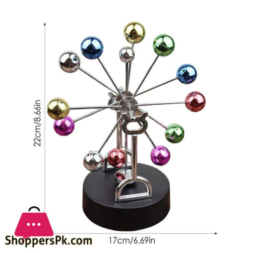 Creative Rotating Ferris Wheel Perpetual Motion Apparatus Simple Newton Pendulum Ball Physical Magnet Scale Wobbler Gifts