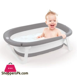 Dolu Full Collapsible Folding Baby Bathtub With Water Stopper - 7256