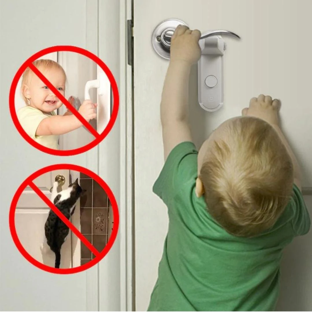 Door Lock Ensure Children'S Safety 2 Pcs Set