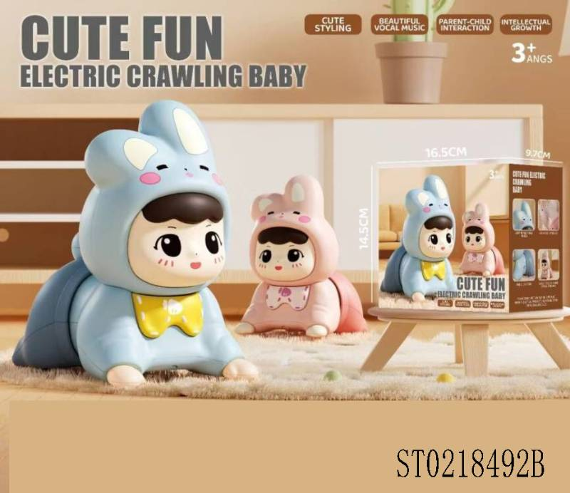 Electric Infants Doll Development Interactive Pretend Play Toy Puzzle Toy Funny Baby Crawling Dolls