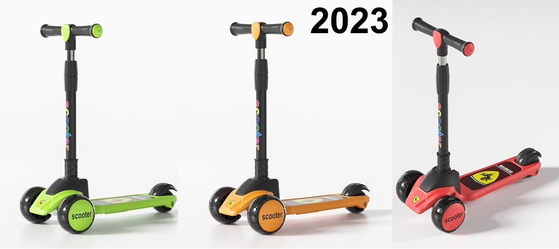 Ferrari Foldable Led Twist Scooty - Kids Scooter 8 Ferrari Foldable Led Twist Scooty - Kids Scooter