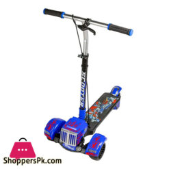 Fire Foldable Scooter With 2 Wheels - Red - Sk-106